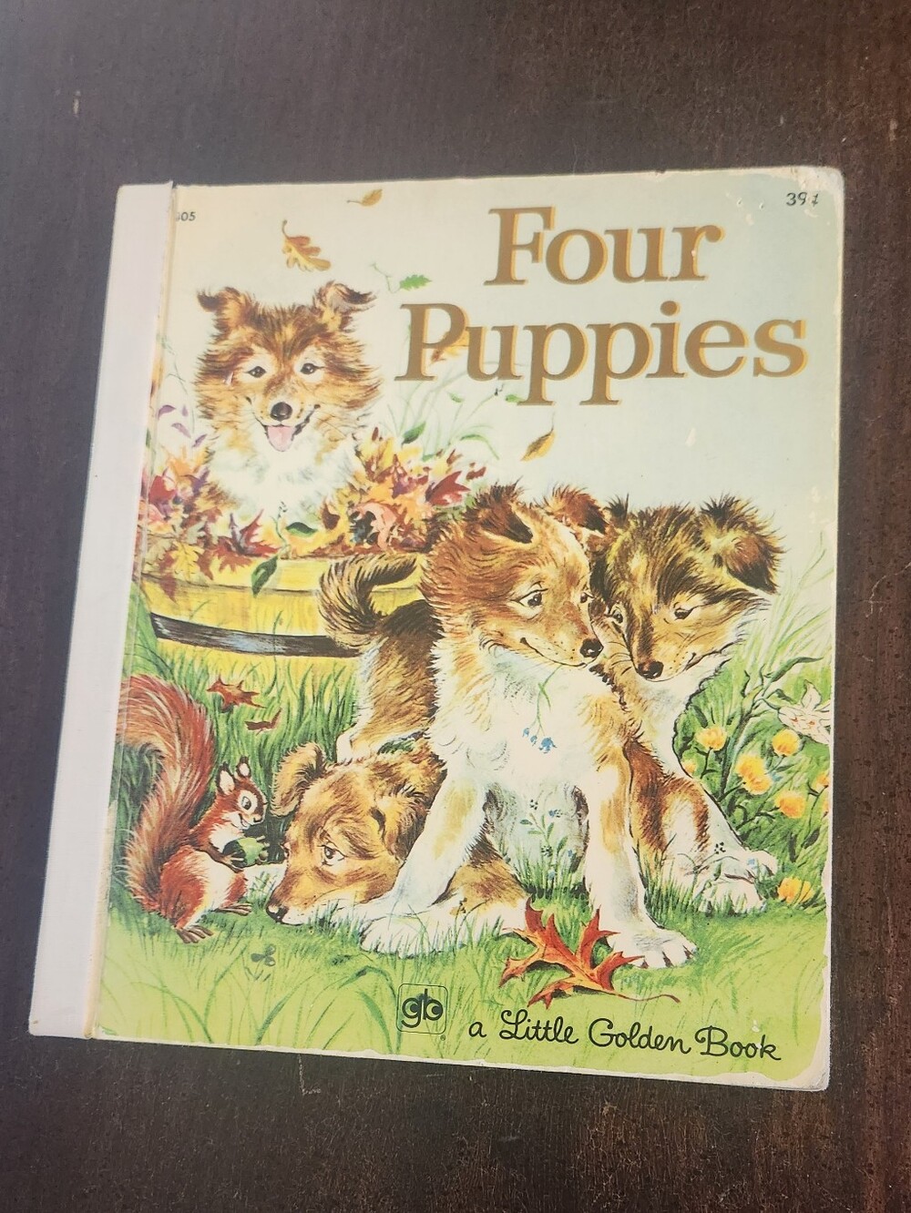 Four Puppies - Brown and White Cover